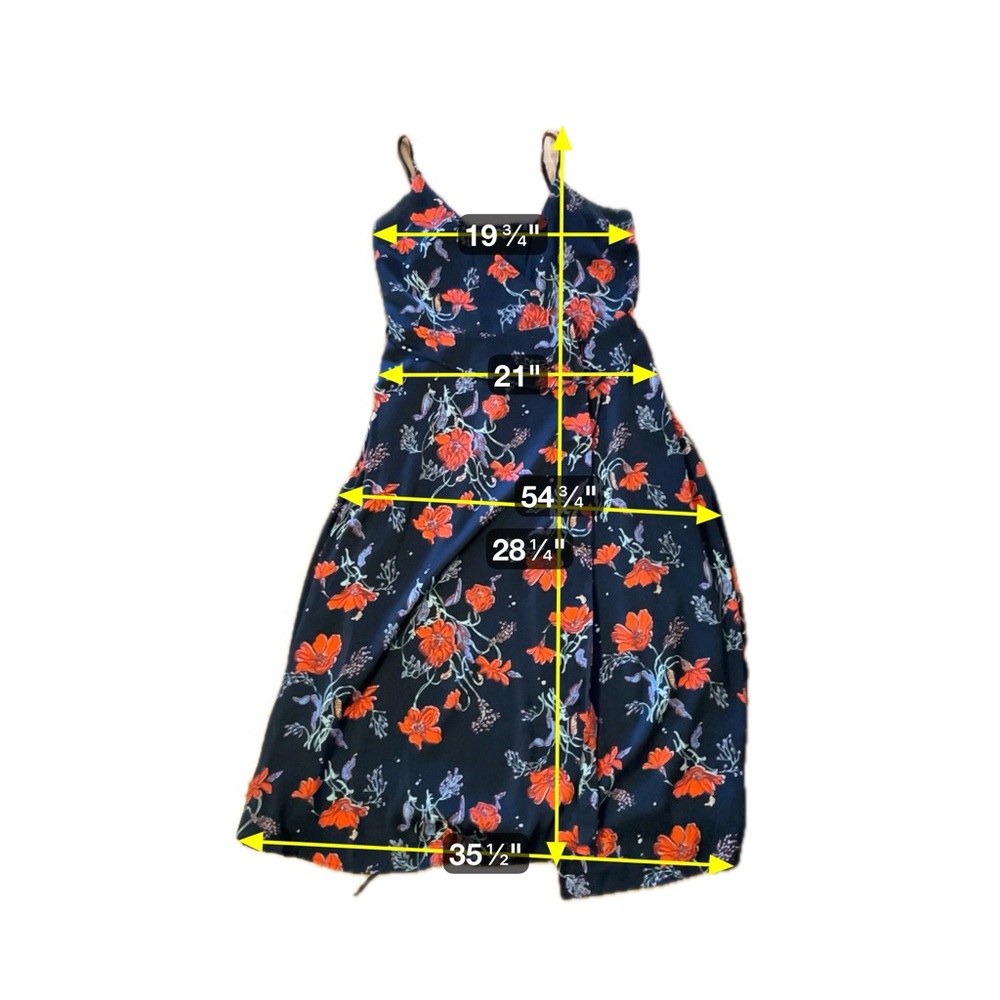 Madewell Cami Wrap Dress in Windblown‎ Poppies - Picture 5 of 8